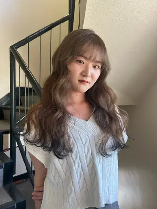 ロング カラー ヘアアレンジ ☕️結【suii.】 ボブ/ヘアセット☕️のヘアスタイル