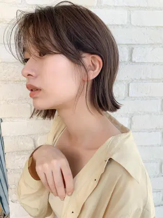 ミディアム Lond fleur 大宮  ロンドフルール所属・石畑結華 Lond店長のヘアスタイル