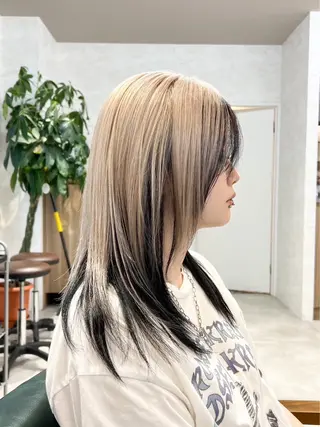 ミディアム オノザワ シュウジのヘアスタイル