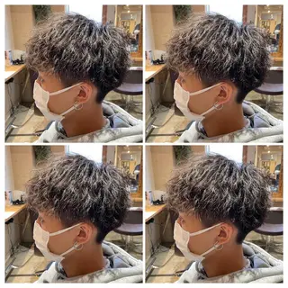 カラー パーマ メンズ 💎髪質改善／艶髪 荻原💎のヘアスタイル