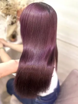 ロング カラー 🩶mana🩶艶髪 /カラーオンカラーのヘアスタイル