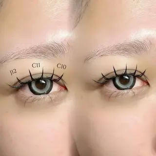 マツエク・マツパ Espace eyelash所属・ESPACE Kurumiのマツエク・マツパデザイン