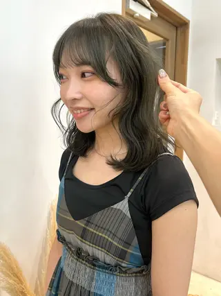 セミロング 村田 流彩のヘアスタイル