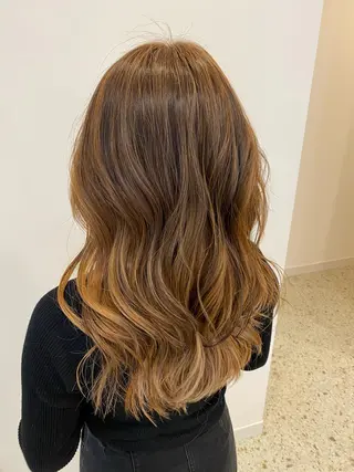 ロング 藤原 克宏のヘアスタイル