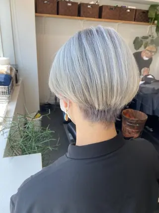 ショート カラー メンズ JIL BLAN 京都所属・RU RIのヘアスタイル