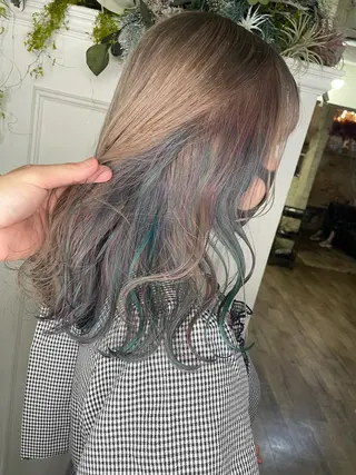 ミディアム カラー 遠藤 拓馬のヘアスタイル