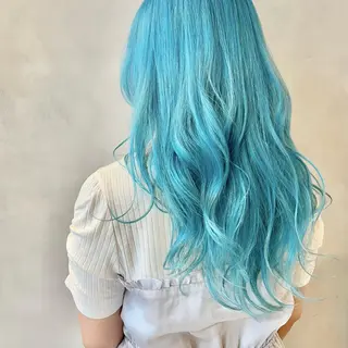 ロング カラー 🤍髪質改善➕透明感 カラー🤍川上葵のヘアスタイル