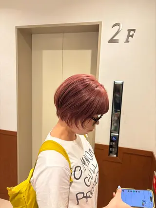 カラー 📍JR奈良/ ブリーチ/佐藤有哉のヘアスタイル