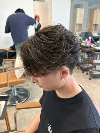 ショート パーマ メンズ 中島 耀一朗のヘアスタイル