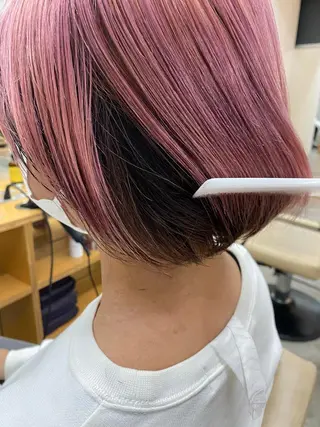 ショート カラー yiye 青山所属・無料カットモデル募集 🌱ひょうがのヘアスタイル