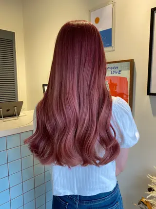 ロング カラー 当日予約大歓迎💗 依田瑞希のヘアスタイル