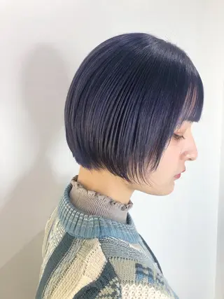 ショート カラー ヘアアレンジ GRAND OMOTESANDOのヘアスタイル