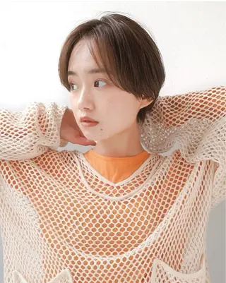 ショート Garland 表参道所属・ミディアムレイヤー/ 艶カラー🎀 emiのヘアスタイル