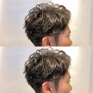 パーマ メンズ 佐藤 和弥のヘアスタイル