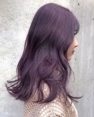 ロング カラー 川越 輝梨奈のヘアスタイル