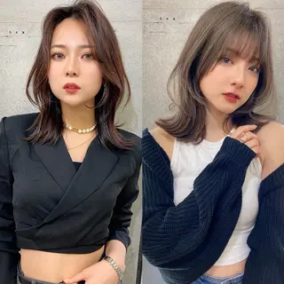 ミディアム カラー SALOWIN吉祥寺suite店所属・似合わせレイヤー 🇰🇷荒木洋文のヘアスタイル