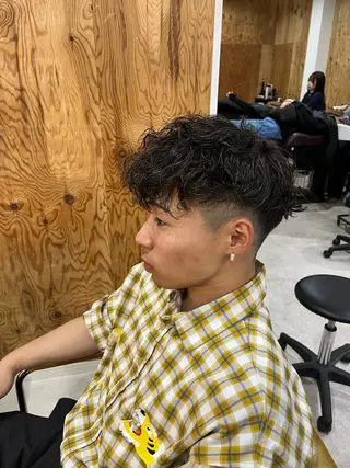 パーマ メンズ 【メンズパーマ専門】 質感職人/牧野成瀬のヘアスタイル