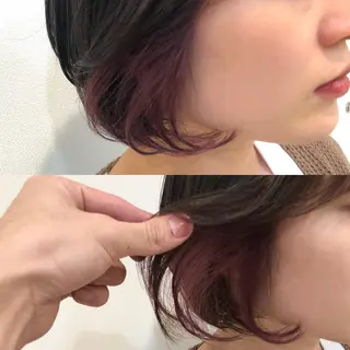 カラー 東梅田エリアカラー ヘアセットNo. 1のヘアスタイル