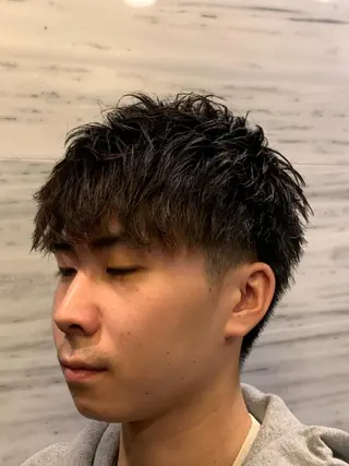 ロング パーマ ヘアアレンジ メンズ カット無料 今野卓杜のヘアスタイル