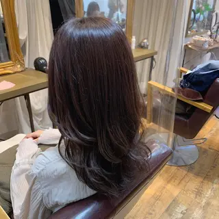 ロング カラー ✨️美髪矯正×似合わ せ艶カラー✨藤田透のヘアスタイル