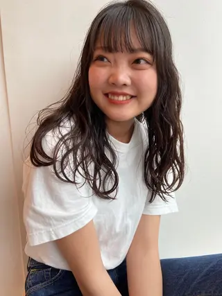 ロング カラー KOCHAB本山所属・三谷 はるなのヘアスタイル