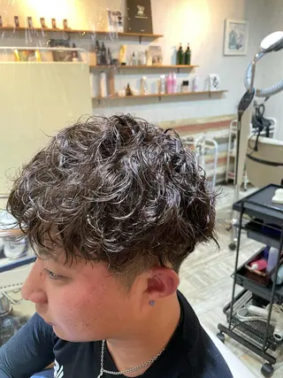 ショート パーマ メンズ 【垢抜け大人髪】 TIARA西山のヘアスタイル