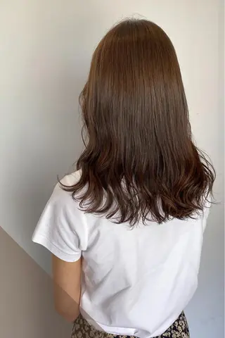 ロング カラー 菊地 紗矢のヘアスタイル