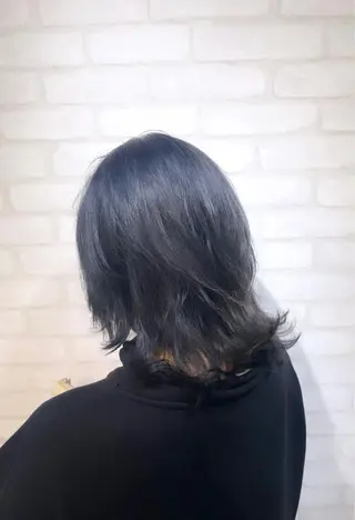 ミディアム カラー ヘアアレンジ 髪質改善×艶カラー ANDIAMO 楓のヘアスタイル