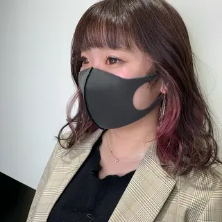 ミディアム カラー SALOWIN名古屋栄店所属・Yuuki🌷名古屋 栄 カラー/ボブのヘアスタイル