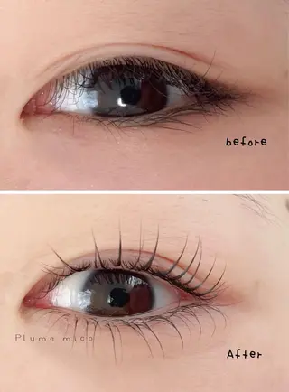 マツエク・マツパ Plume micoのマツエク・マツパデザイン