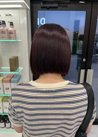 ショート カラー マイ/カットモデル /暖色カラーのヘアスタイル