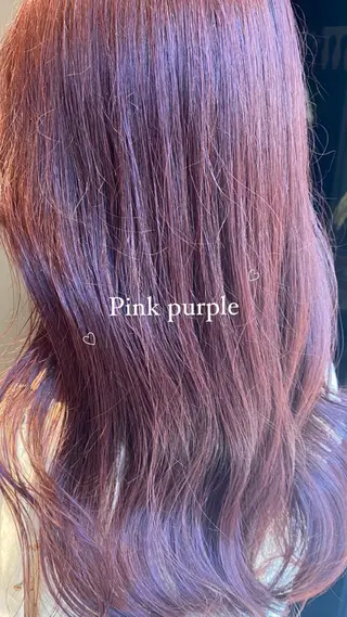 セミロング カラー ヘアアレンジ アンククロス渋谷【ANKH CROSS】所属・韓国ヘア┊︎レイヤー ┊︎haruka🌙のヘアスタイル