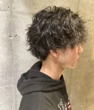 パーマ ミディアム MORIGEN fellowship REGU所属・ささい てるゆきのヘアスタイル