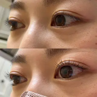 マツエク・マツパ ロンロネ 高級傷まないまつ毛Pのヘアスタイル