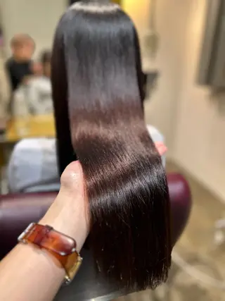 ロング 縮毛矯正／髪質改善 🌼mizukiのヘアスタイル