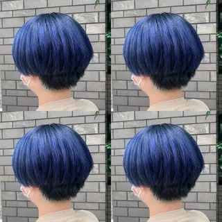 ショート カラー 縮毛/レイヤー 韓国/橋口のヘアスタイル