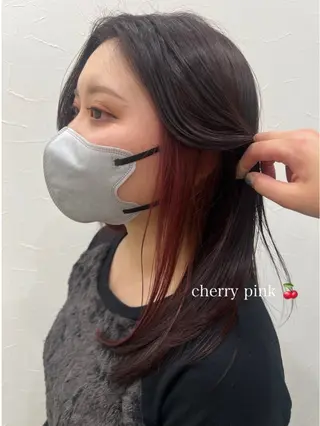 ミディアム 疋田 伽菜子のヘアスタイル