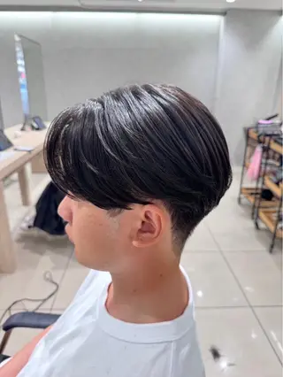 メンズ メンズカットモデル 募集中 古内嵐史のヘアスタイル
