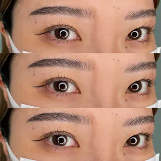 マツエク・マツパ アイブロウ LILY 猪瀬 ෆ 上下エク/パリ/束感のマツエク・マツパデザイン