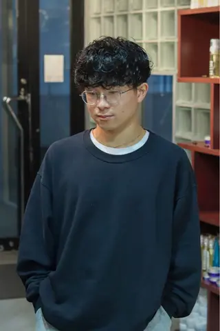 ショート パーマ メンズ SPIN-OFF SHIFT所属・🌀パーマ特化 美容師🌀/しゅんのヘアスタイル