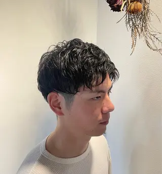 パーマ メンズ 荒牧 絵美のヘアスタイル
