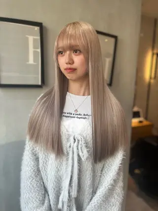 ロング カラー 髪質改善/縮毛矯正/ TAISHIのヘアスタイル