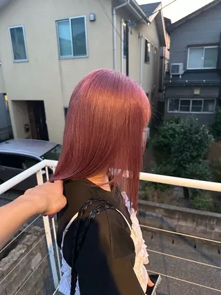 ミディアム 🧸ミルクティー /ブリーチ🫧あずみのヘアスタイル