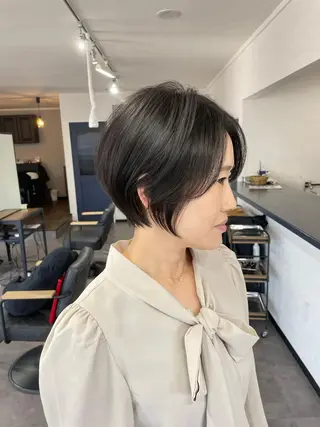 ショート .M所属・松浦 翼のヘアスタイル
