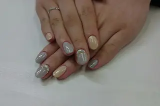 ミディアム ネイル nail salon Blancのネイルデザイン