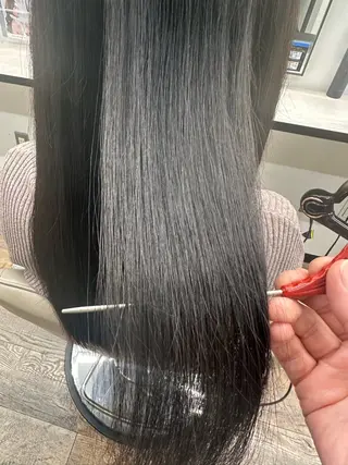 パーマ Uhair本山所属・⟡.·mamiya 縮毛矯正/ヘアセットのヘアスタイル