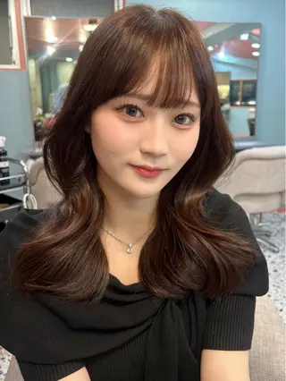 ロング 透明感カラー🫧 🎀美帆のヘアスタイル