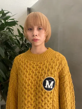 カラー ショートカット メンズカット/夕海のヘアスタイル