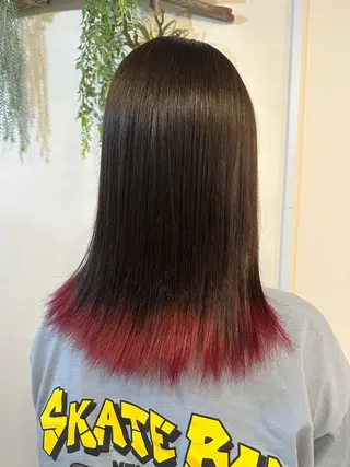 セミロング カラー Sherry/R 三川町　木村祐里奈のヘアスタイル