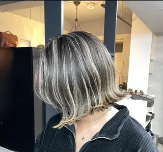 ショート カラー 新宿/韓国風レイヤー 髪質改善/ジャッキーのヘアスタイル